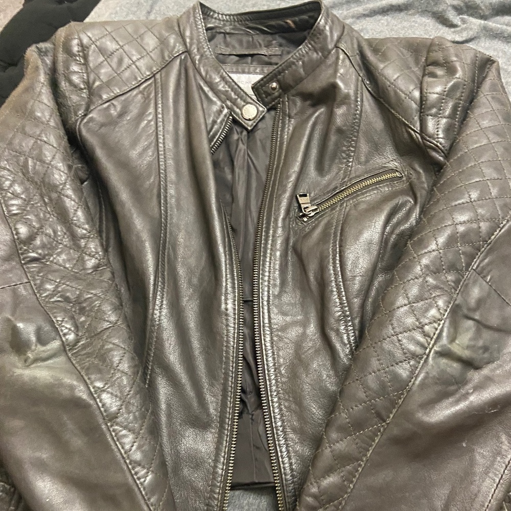 Leather jacket